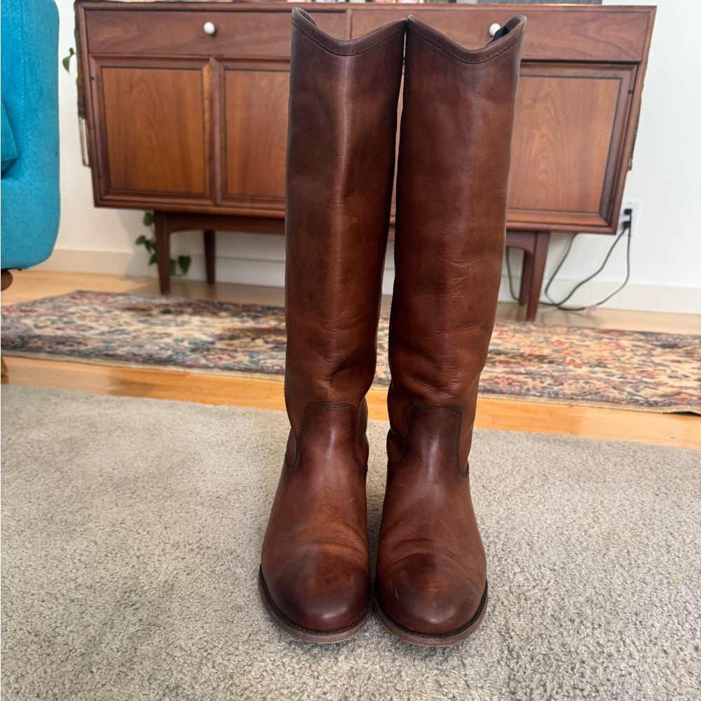Frye Brown Leather Women's Boots
